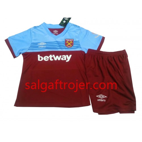 West Ham United Fodboldtrøjer Børn Hjemmebanesæt 2019/20 Kort ærmer West Ham United Fodboldtrøjer Børn Hjemmebanesæt 2019/20 Kort ærmer